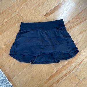 Lululemon Pace Rival mid-rise tennis skirt navy blue Size 4
